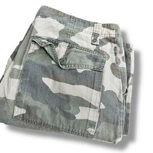 Open Trails Men's Camo Cargo Pants Size 38x30 (36x29) Relaxed Fit Cotton